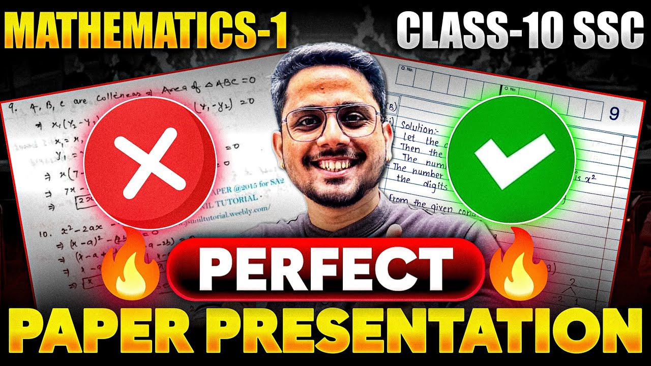 🔥ULTIMATE PRESENTATION TIPS🔥 for ALGEBRA | CLASS 10 (SSC) |