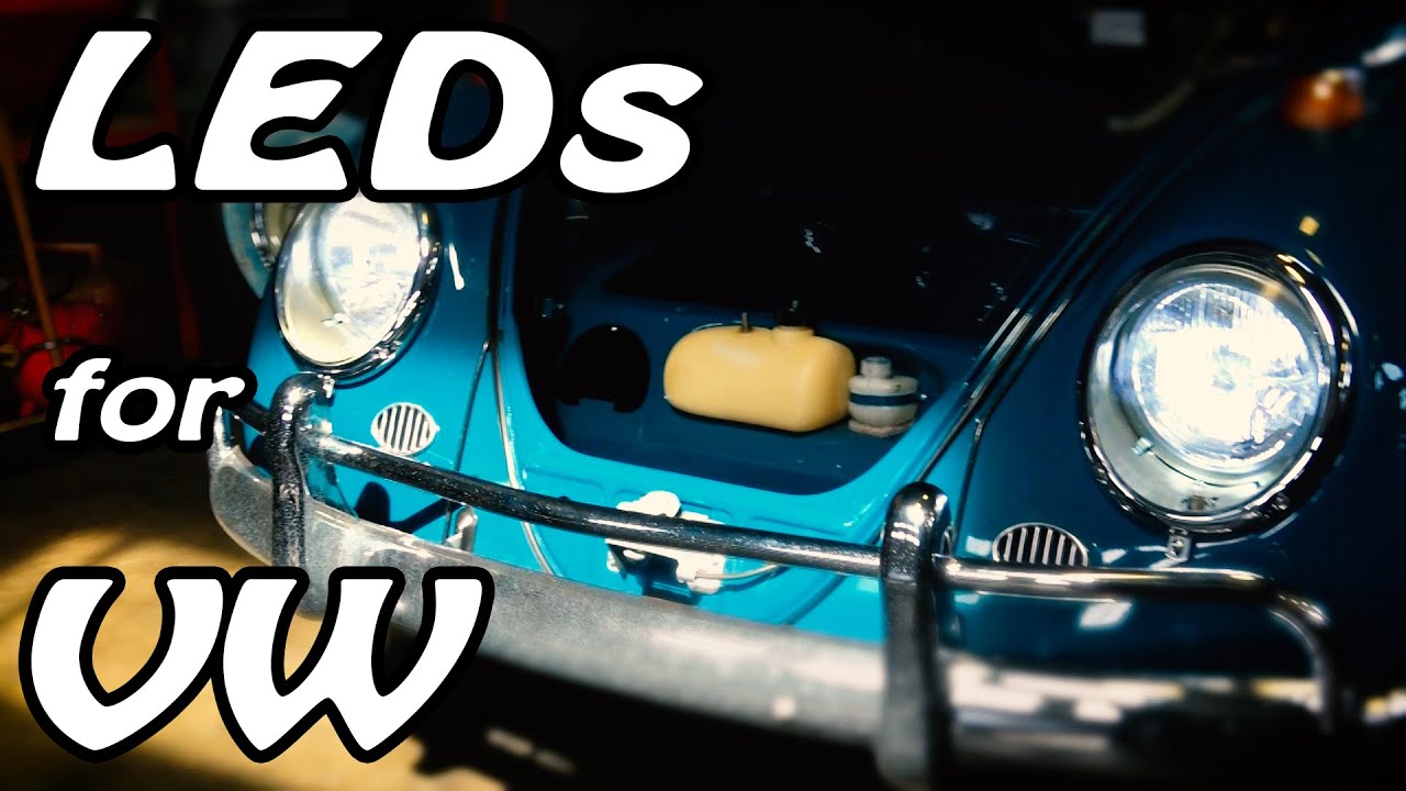 Винтажные светодиодные фары Hella для вашего классического VW Beetle BuG ​​Ghia Type 2
