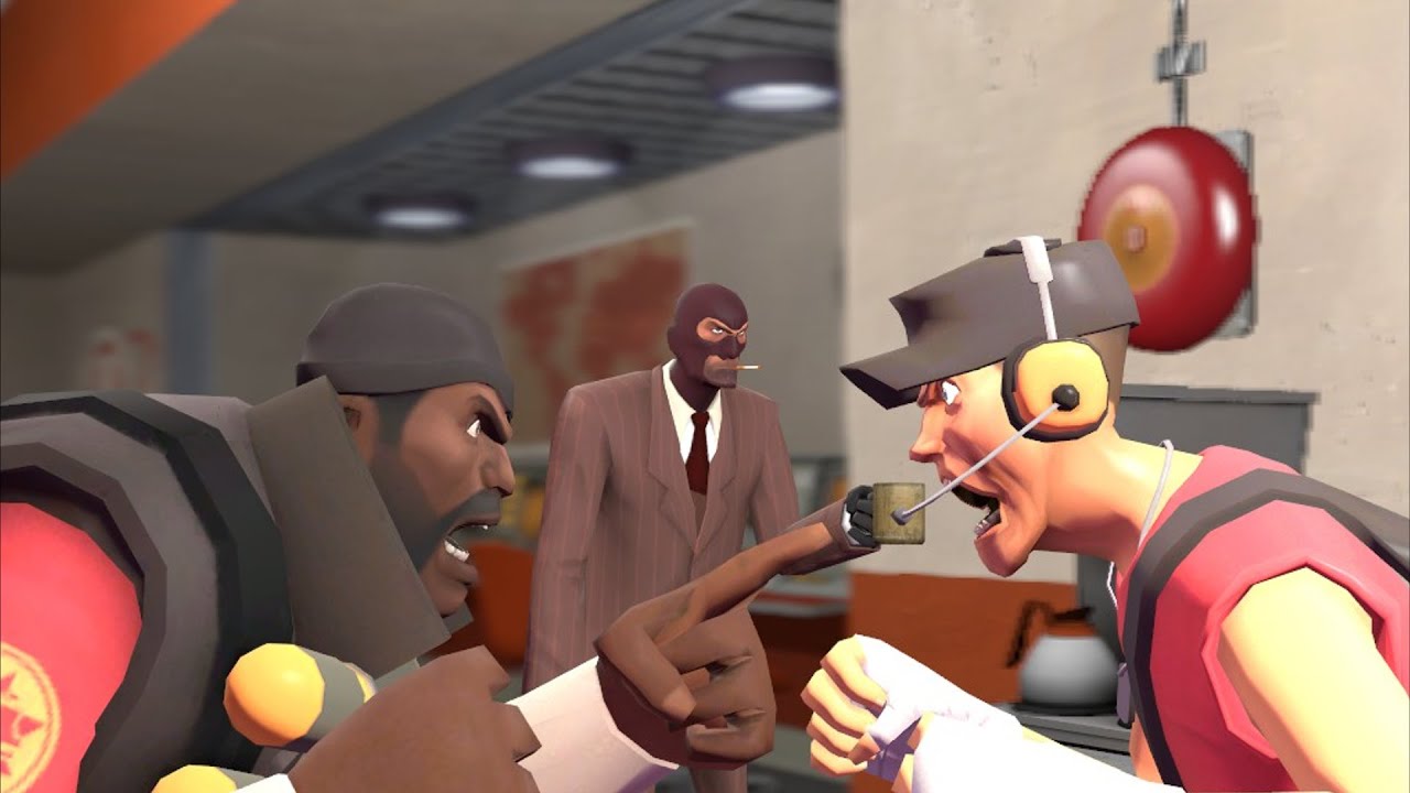 [TF2] - Scout and Demoman Argue about Blueberries and Spy has enough of it!