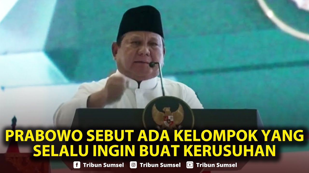 🔴Prabowo: Tiap Kali Kita Ingin Tegakkan Hukum, Kelompok Koruptor dan Garong Menyerang Balik