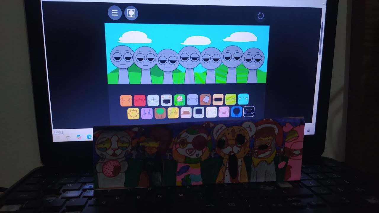Eu e meus amigos jogando Sprunk Incredibox🙂😧