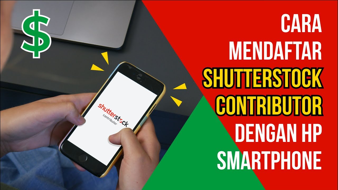 Cara Mendaftar Shutterstock Contributor dengan HP Smartphone