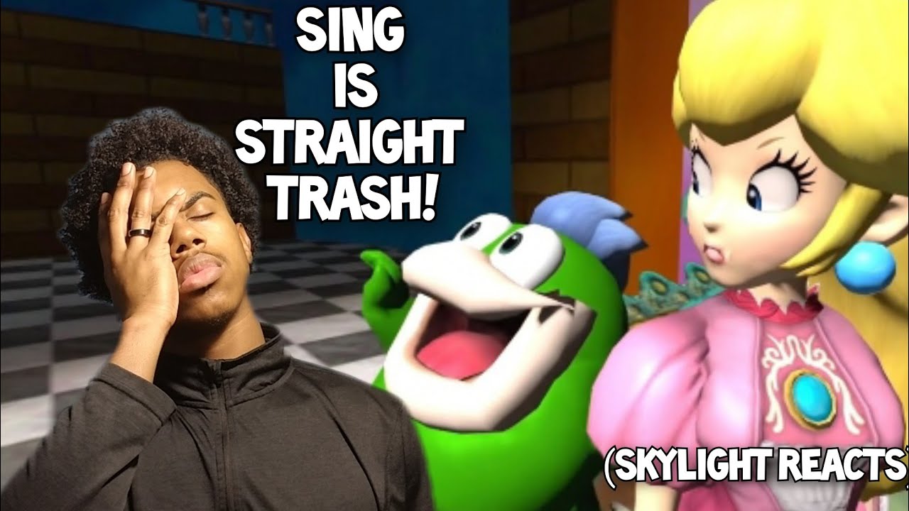 They Sing With No Auto Tune No Cussing Just Straight Trash! | SMG4 Mario Saves Anime Skylight Reacts