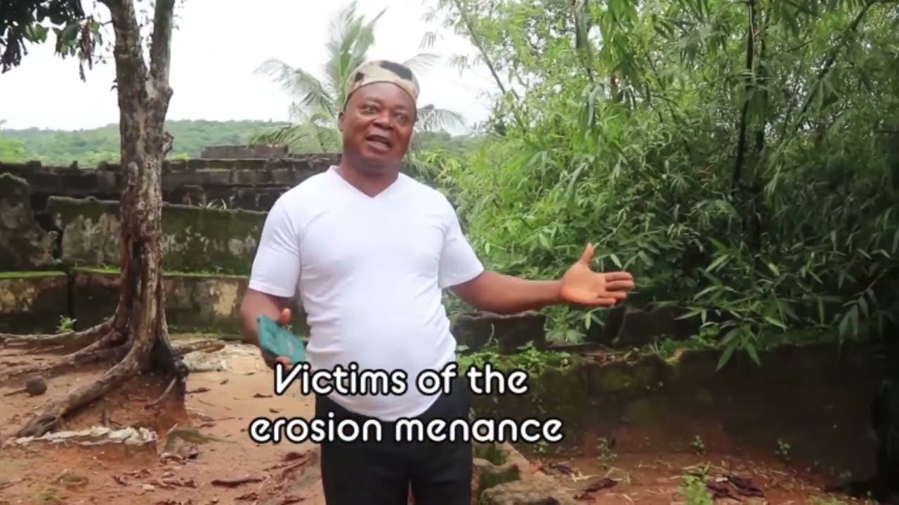 Erosion disaster at Ogbele  Umueso,Ameke,Abiriba