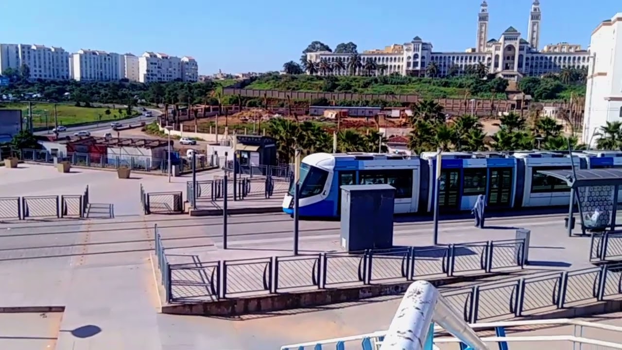 👈تعرفو على محطة الخروبة للتراموي 👈 KHAROUBA TRAMWAY STATION IN ALGIERS