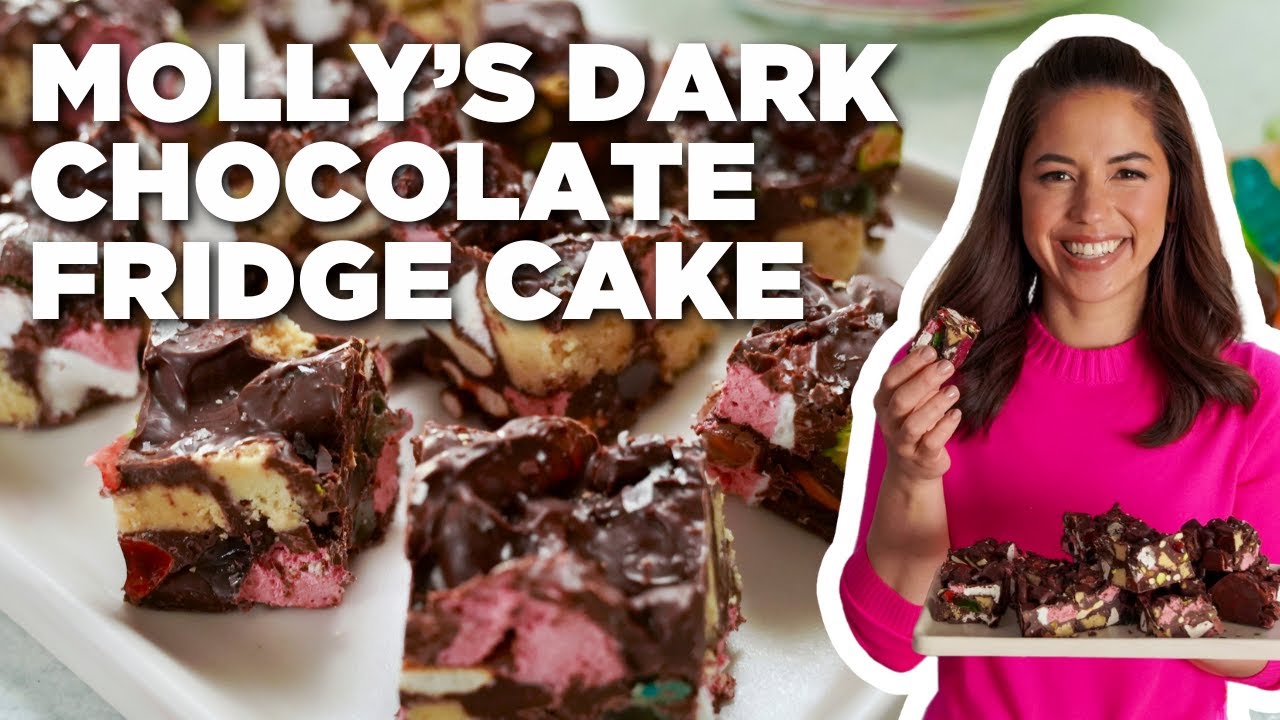 Molly Yeh's Dark Chocolate Fridge Cake | Girl Meets Farm | Food Network