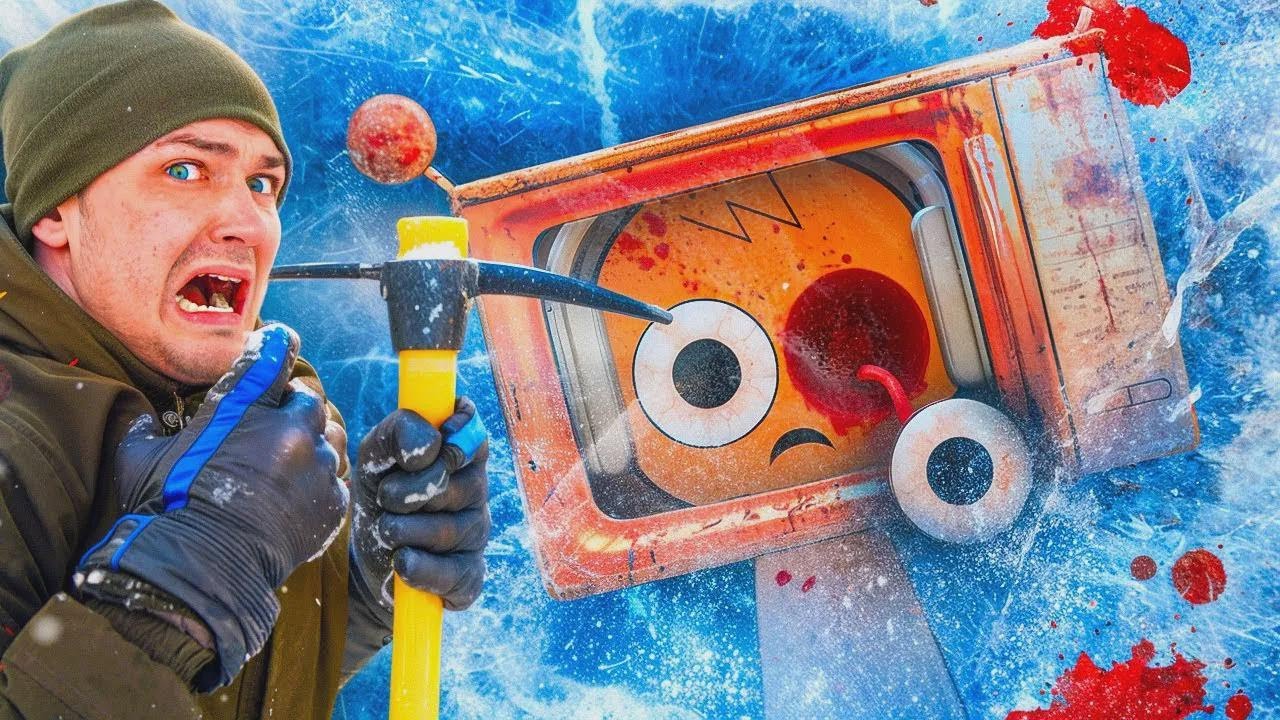 Odkryliśmy SPRUNKIS MICROWAVE z INCREDIBOX uwięziony pod lodem!
