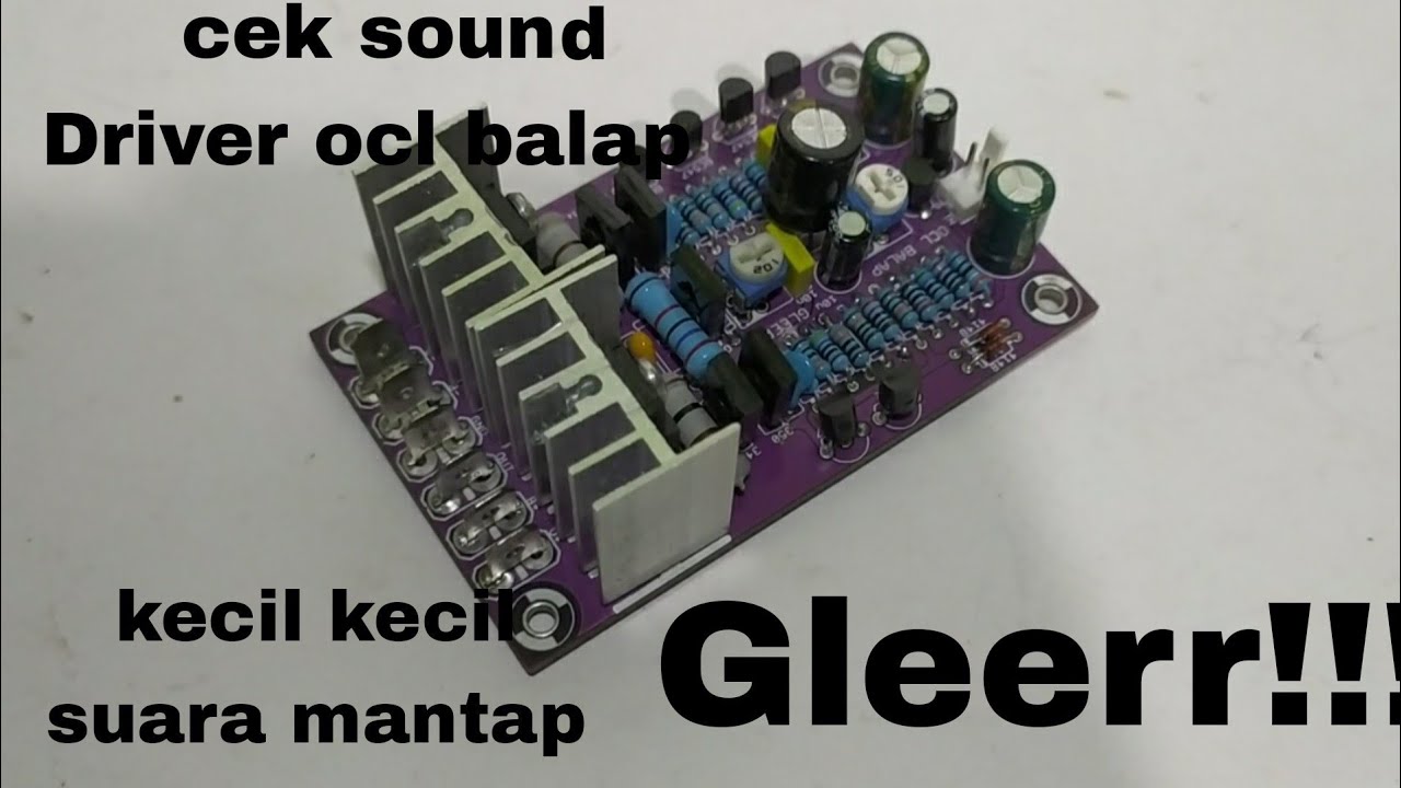 REVIEW dan CEK SOUND OCL BALAP SUARA GLERRRR!!!! Nada rendah super mantap