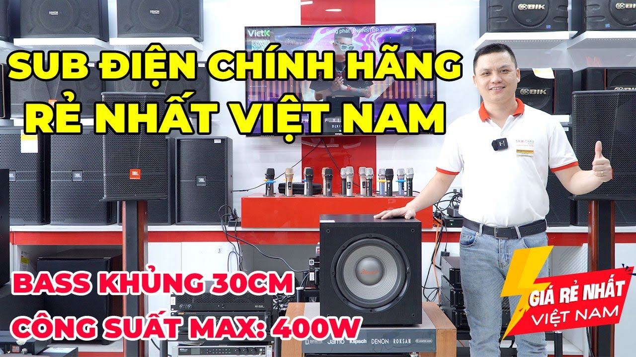 Cùng Soi Nội Thất Dòng Loa Sub Điện Chính Hãng Bass 30 RẺ Nhất Việt Nam