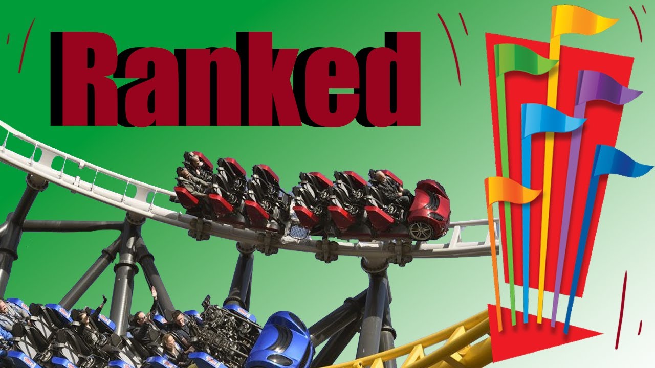 ВСЕ горки в Six Flags Magic Mountain РЕЙТИНГОВАНЫ...