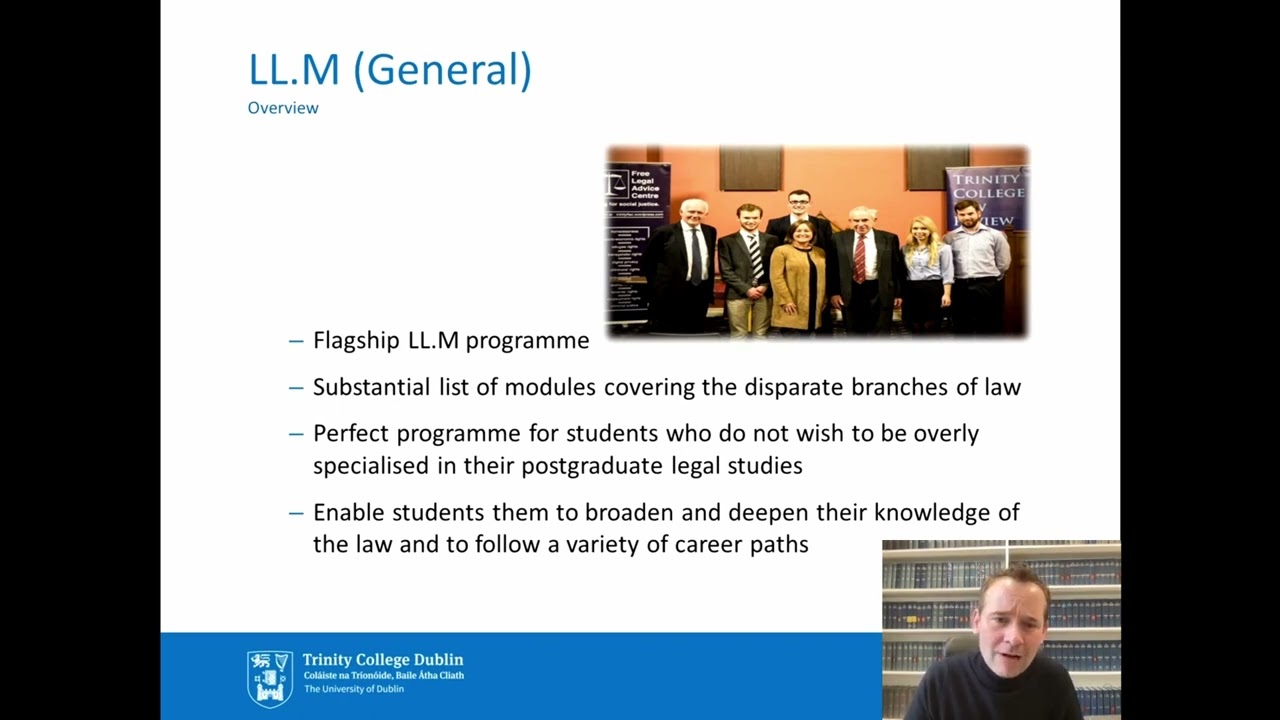 Study Law (LL.M) at Trinity