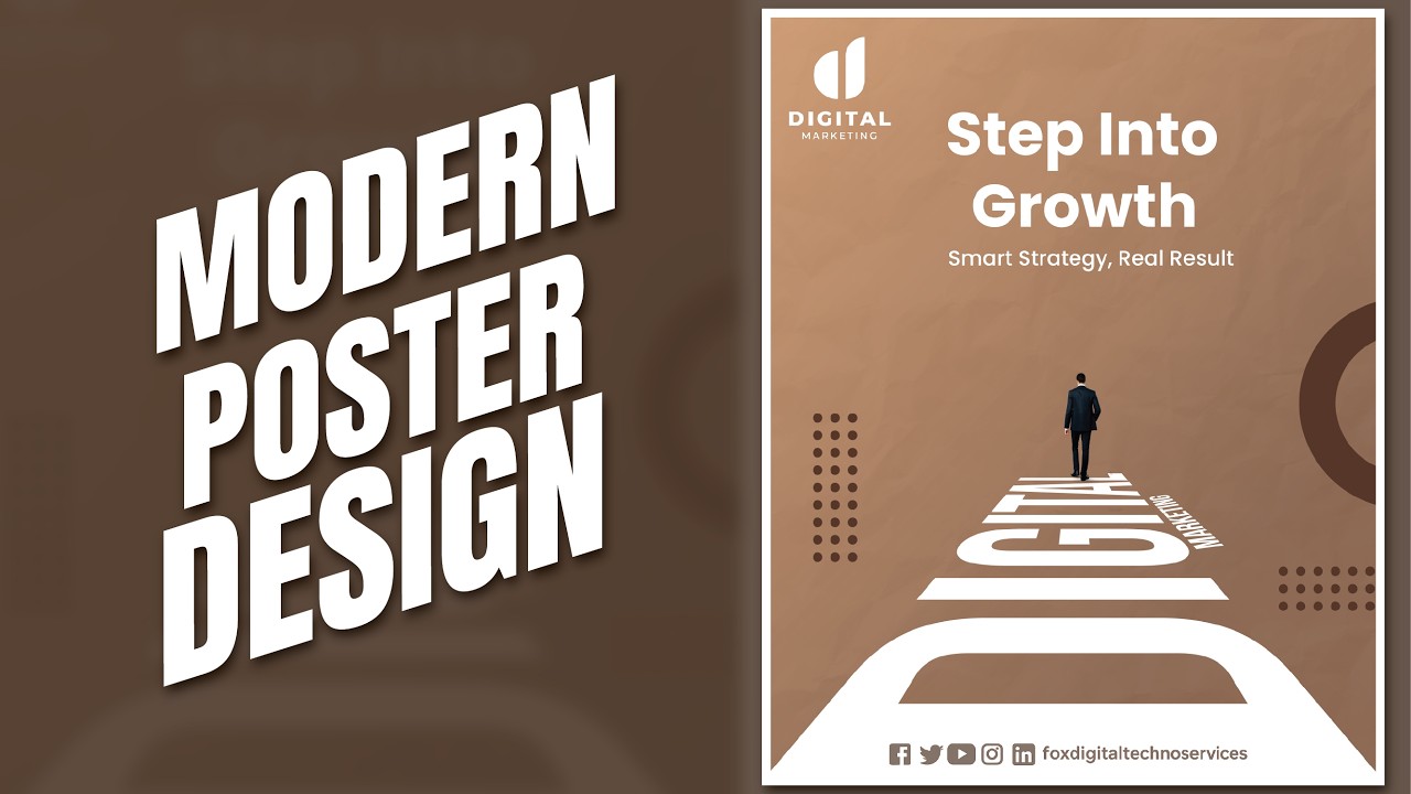 Simple Poster Design in Adobe Illustrator