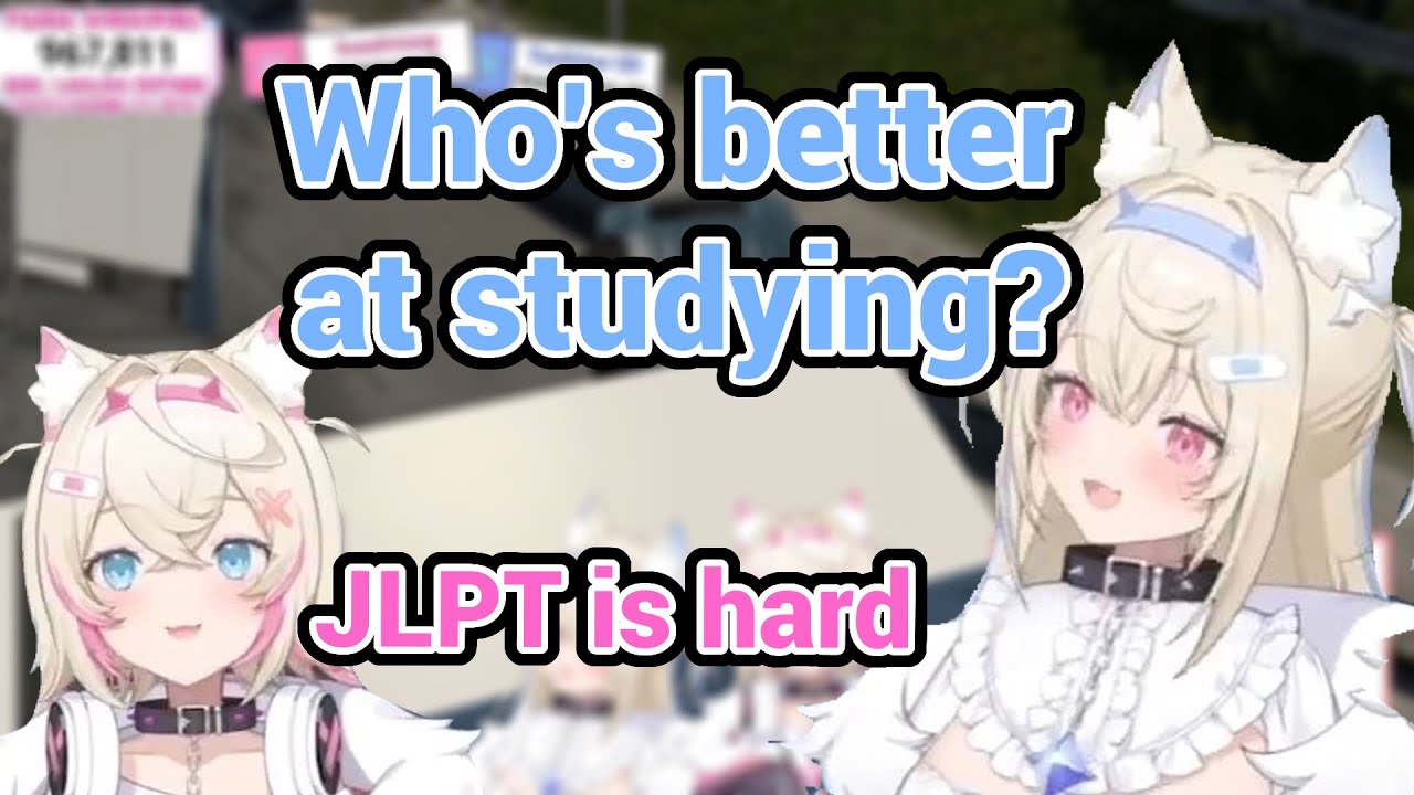 What is Fuwamoco's JLPT level? Who is Better at Studying, Fuwawa or Mococo?