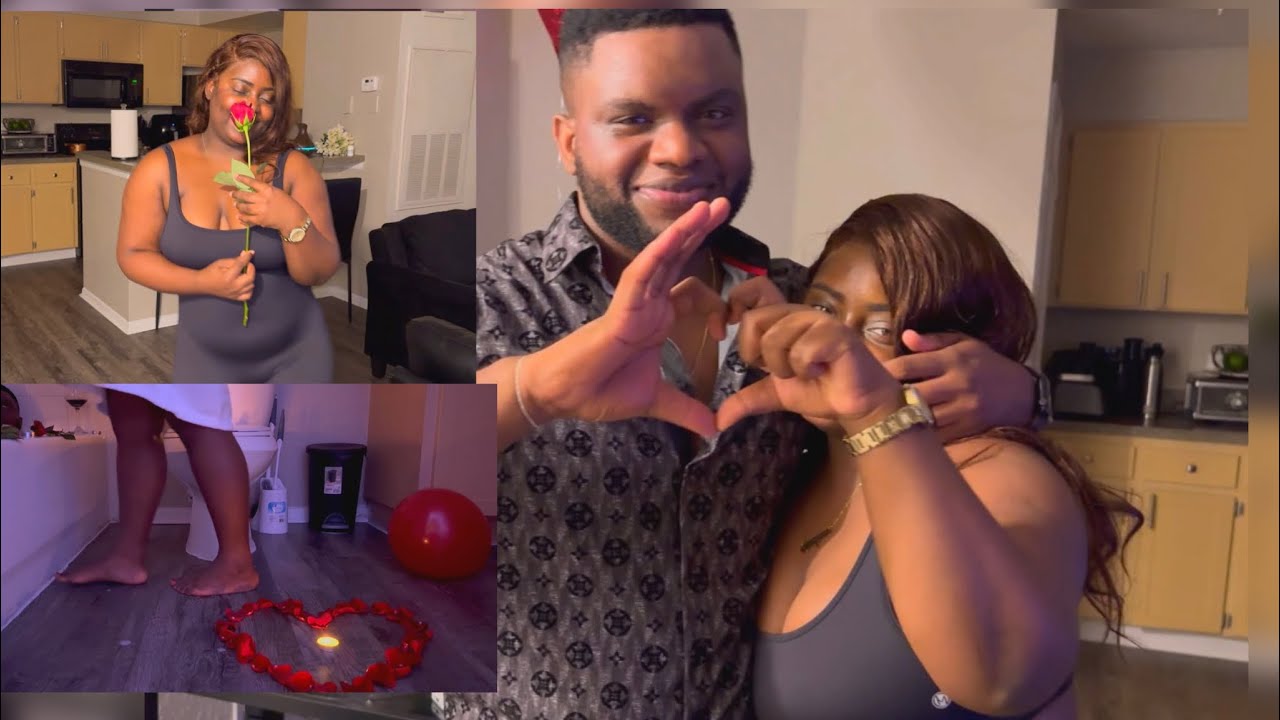 Mwen fè Alexas yon bèl surprise aprè li soti New York 🤭🤭❤️❤️😍😍