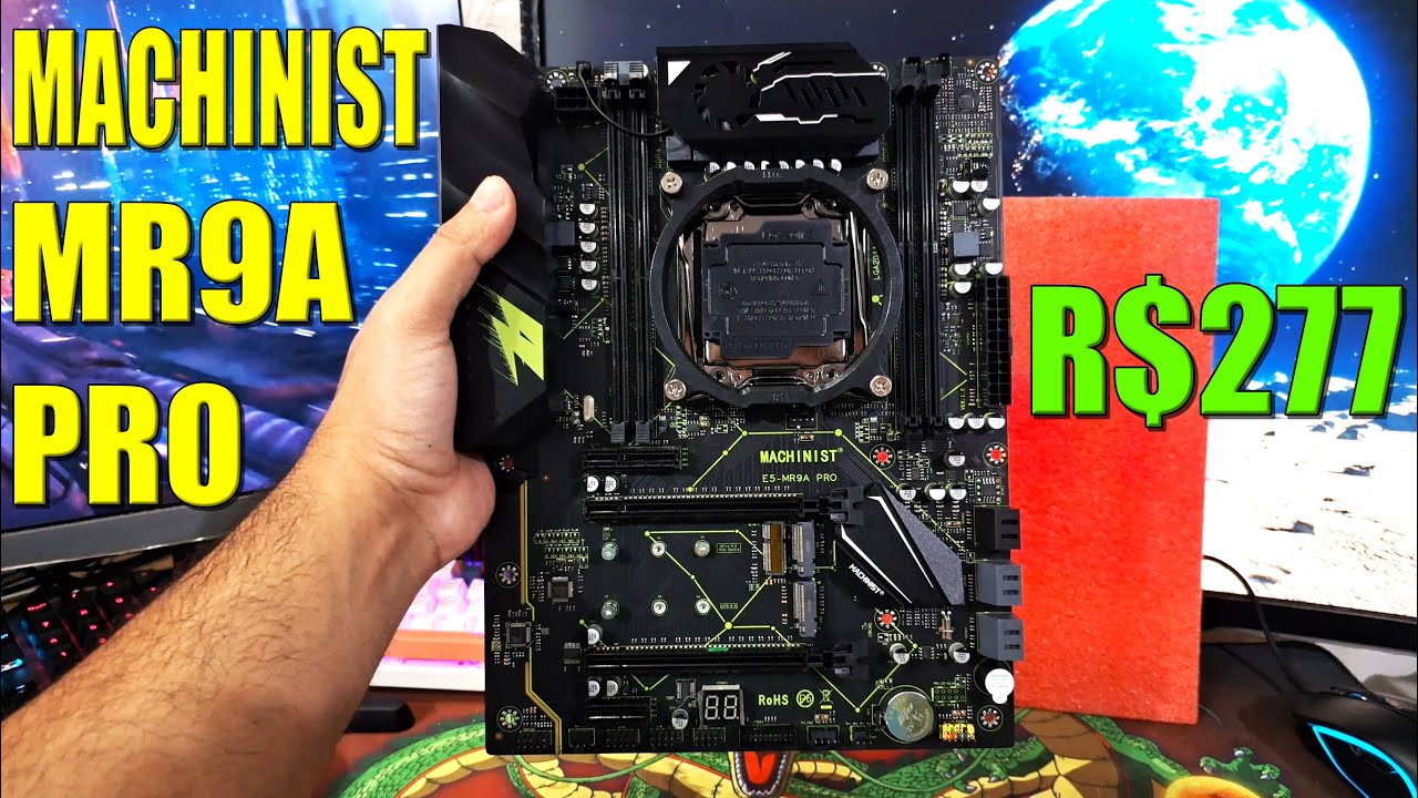 MR9A PRO PLACA MÃE QUE TANKA QUALQUER XEON V3 E V4!