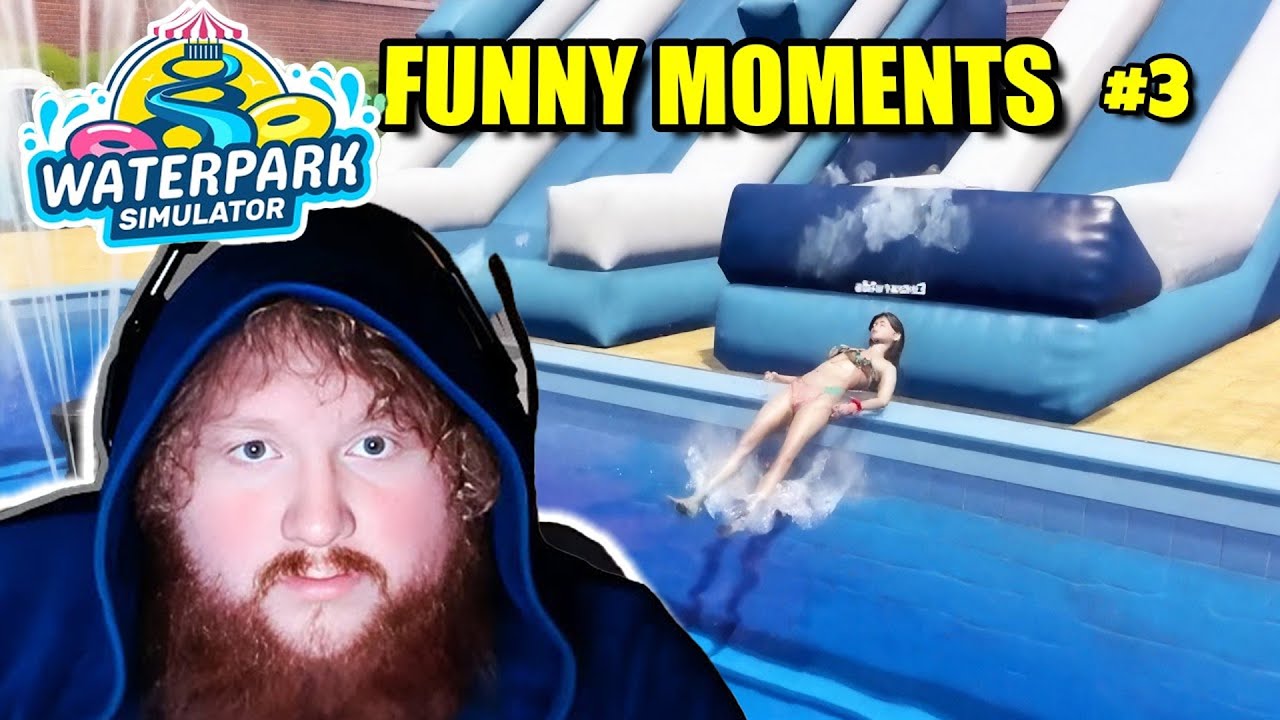 Best of CaseOh Waterpark Simulator! (FUNNY MOMENTS) #3