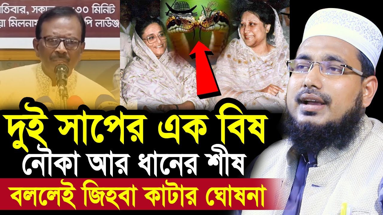 নৌকা আর ধানের শীষ দুই সাপের এক বি/ষ ! বললেই জিহবা কা/টার ঘোষণা বিএনপির Mawlana Abdus Salam Juktibadi