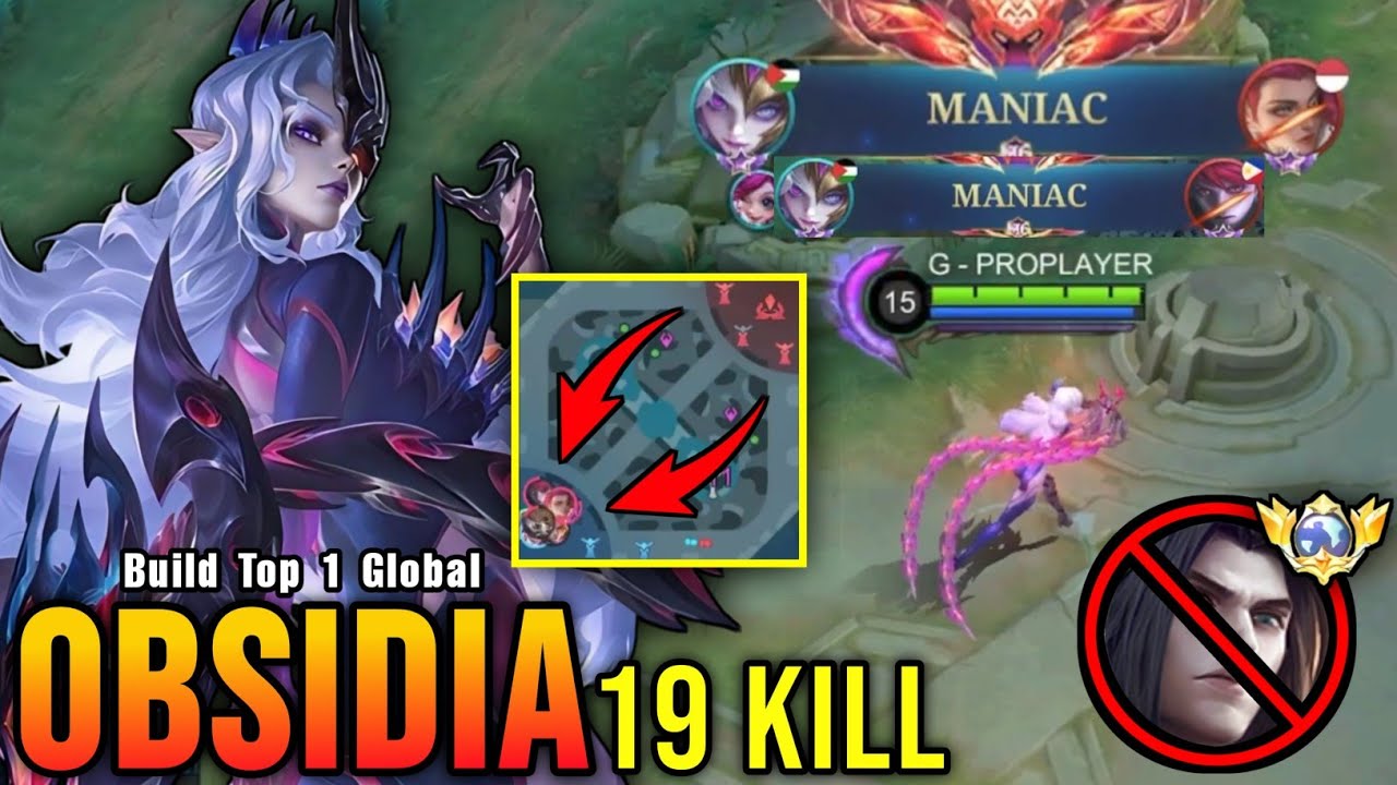2x MANIAC!! Obsidia VS Top Global Leomord (INTENSE BATTLE) - Build Top 1 Global Obsidia ~ MLBB