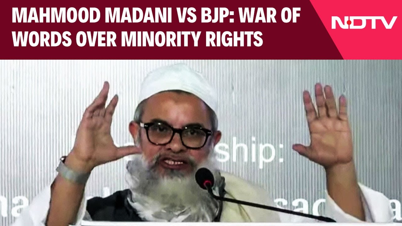 Mahmood Madani | Mahmood Madani vs BJP: War of Words Over Judiciary, Minority Rights