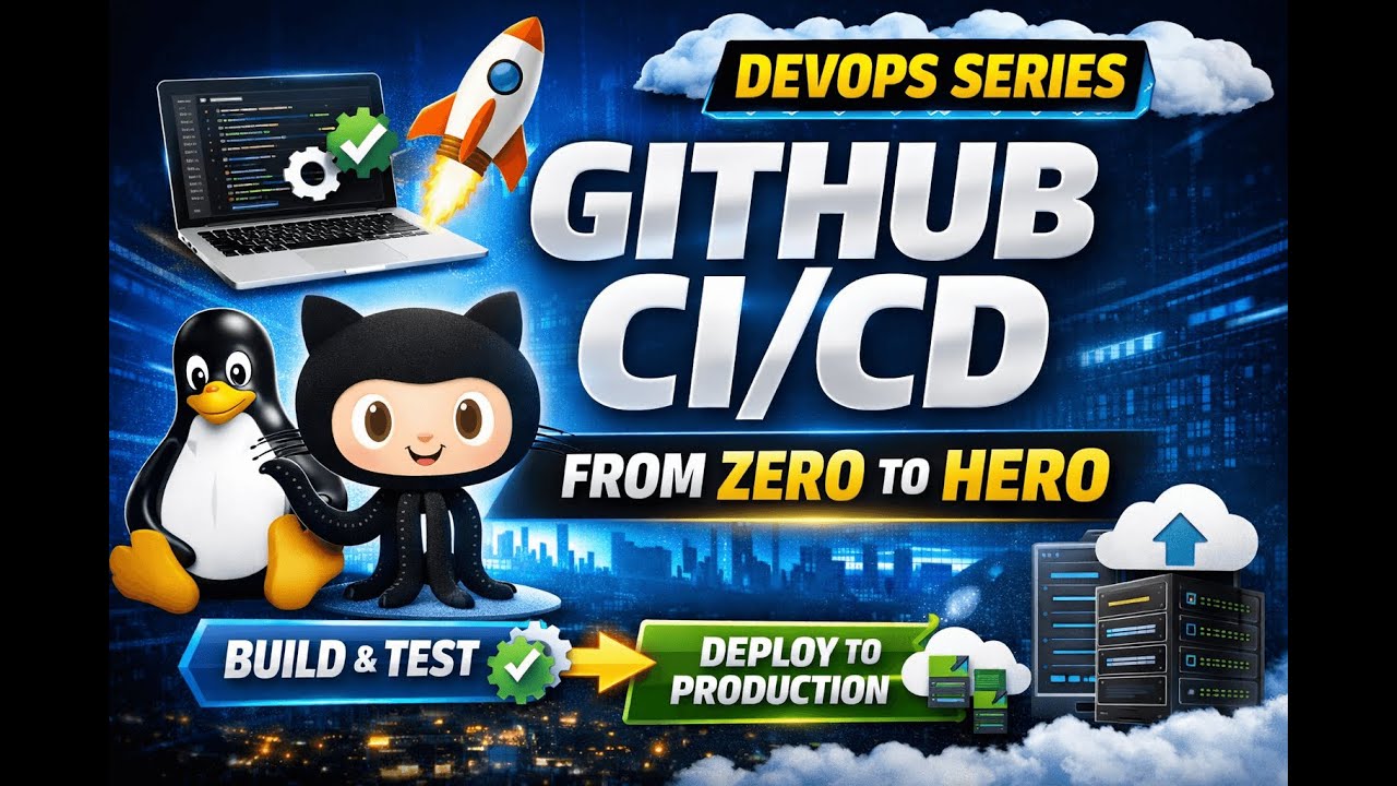 GitHub Actions CI/CD Tutorial | اهم خصائص Github 