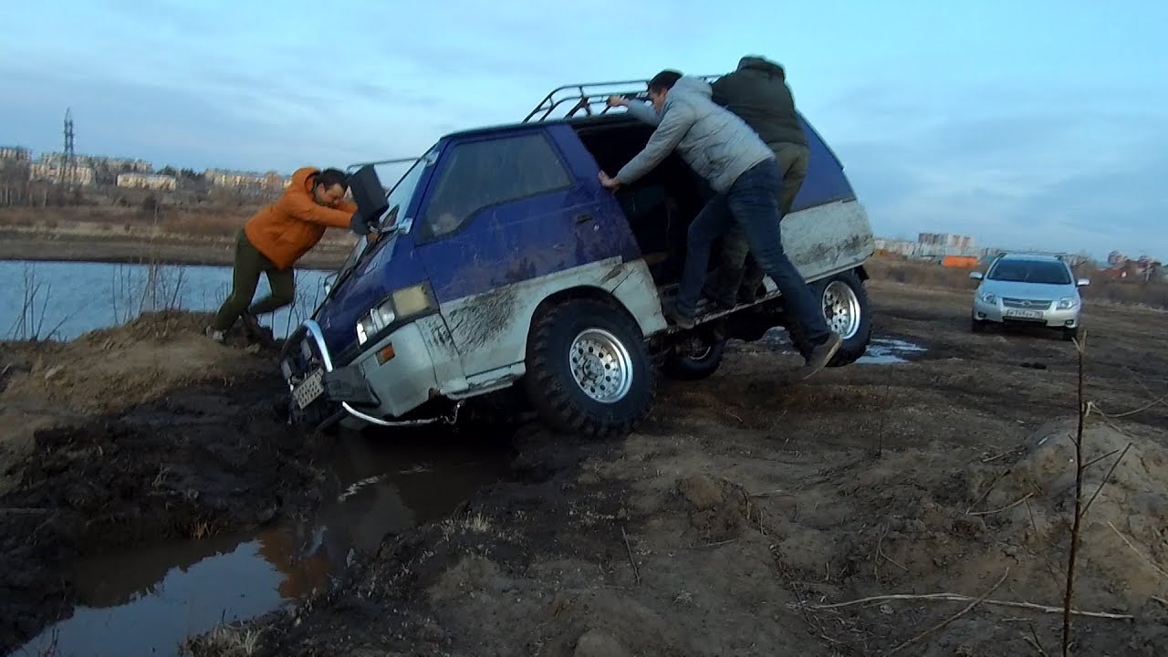 Злая Mitsubishi Delica на 31-х Forward Safari 500!!! УАЗ, Terrano, Datsun, Pajero 3. OffRoad