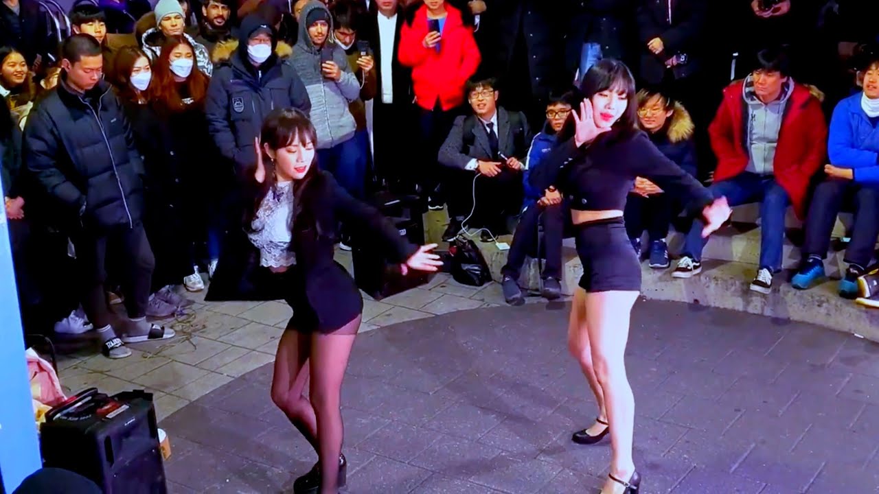 STAR FRUIT. DAMI & SOORYEON. HONGDAE STREET BEAUTIFUL EXHILARATING BUSKING MEMORY.