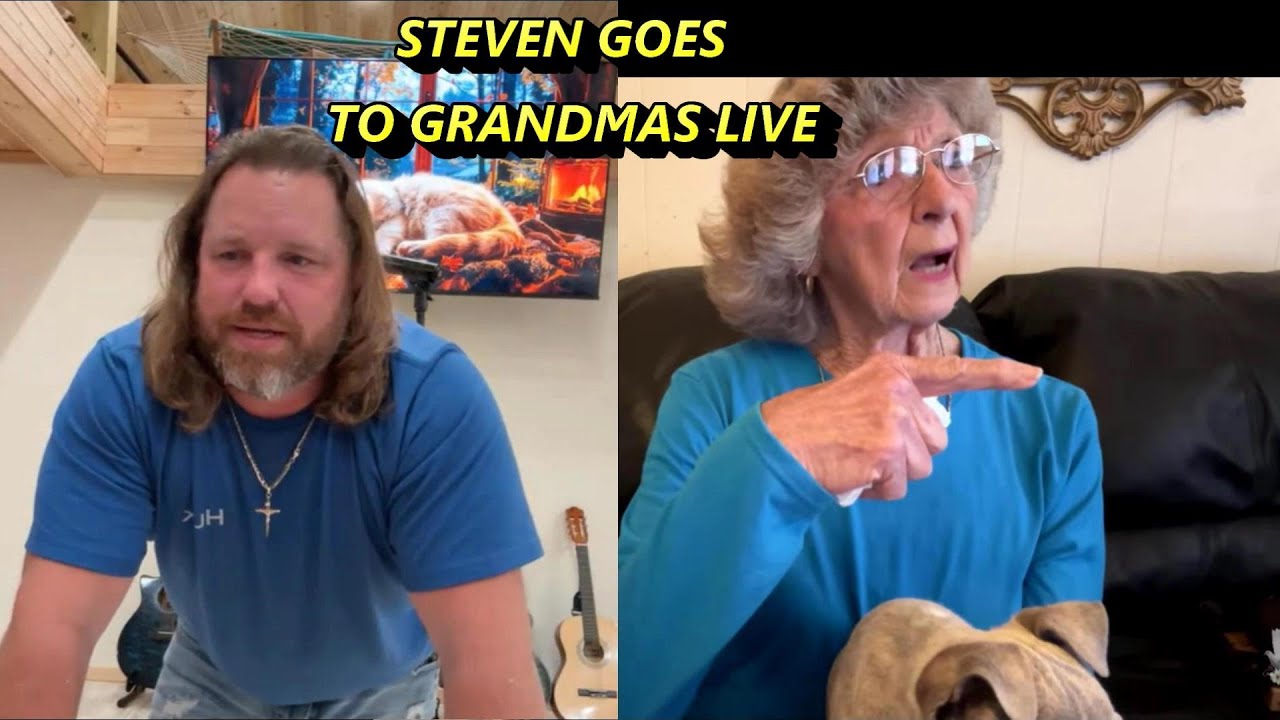 STEVEN SHOWS UP ON GRANDMAS LIVE