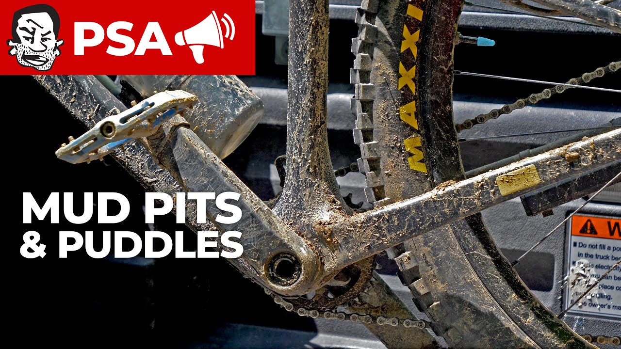 Ride THROUGH mud pits, NOT around them