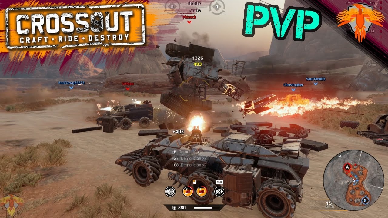 Crossout Best Moments - PvP Multiplayer Gameplay 2022 - PvP Battles 151 - No Commentary