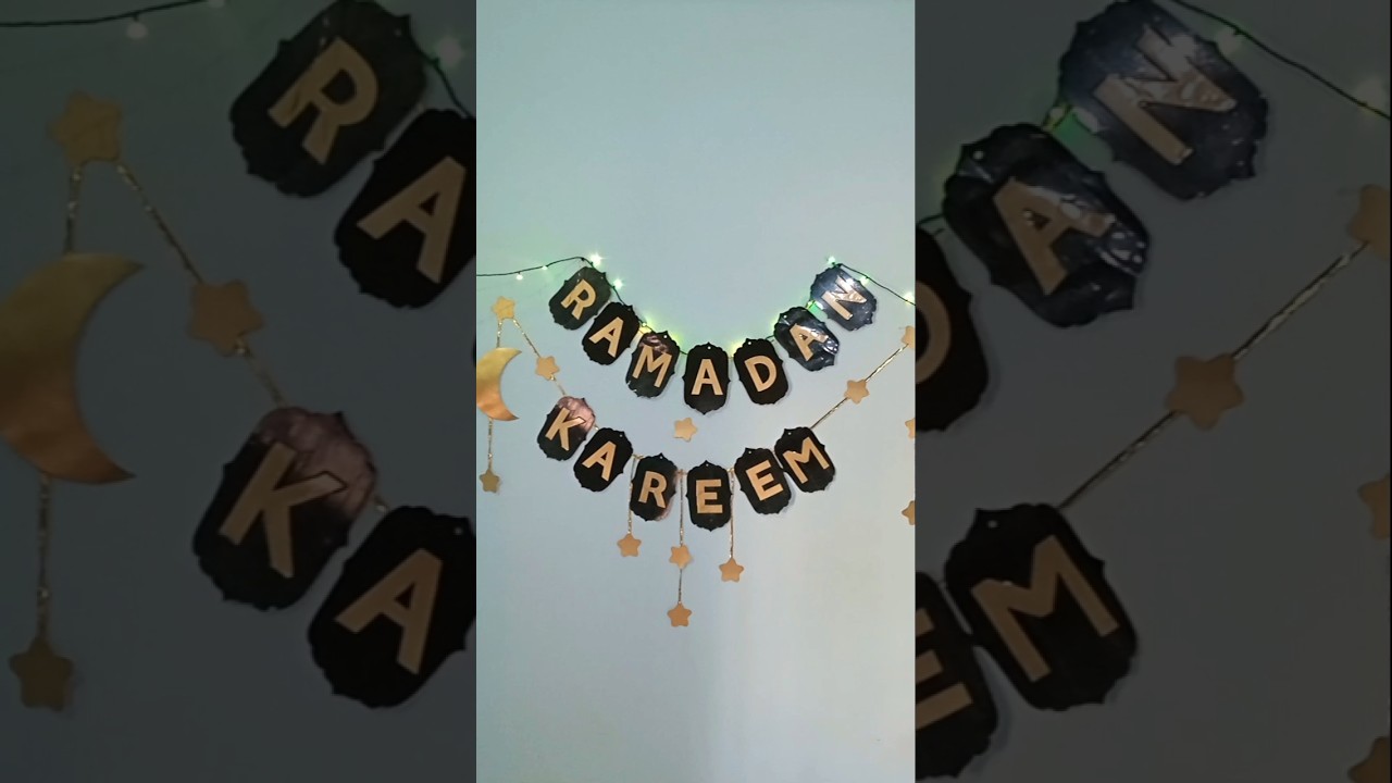 Ramadan Kareem Banner✨#diy #shortsviral#art#shortsfeed