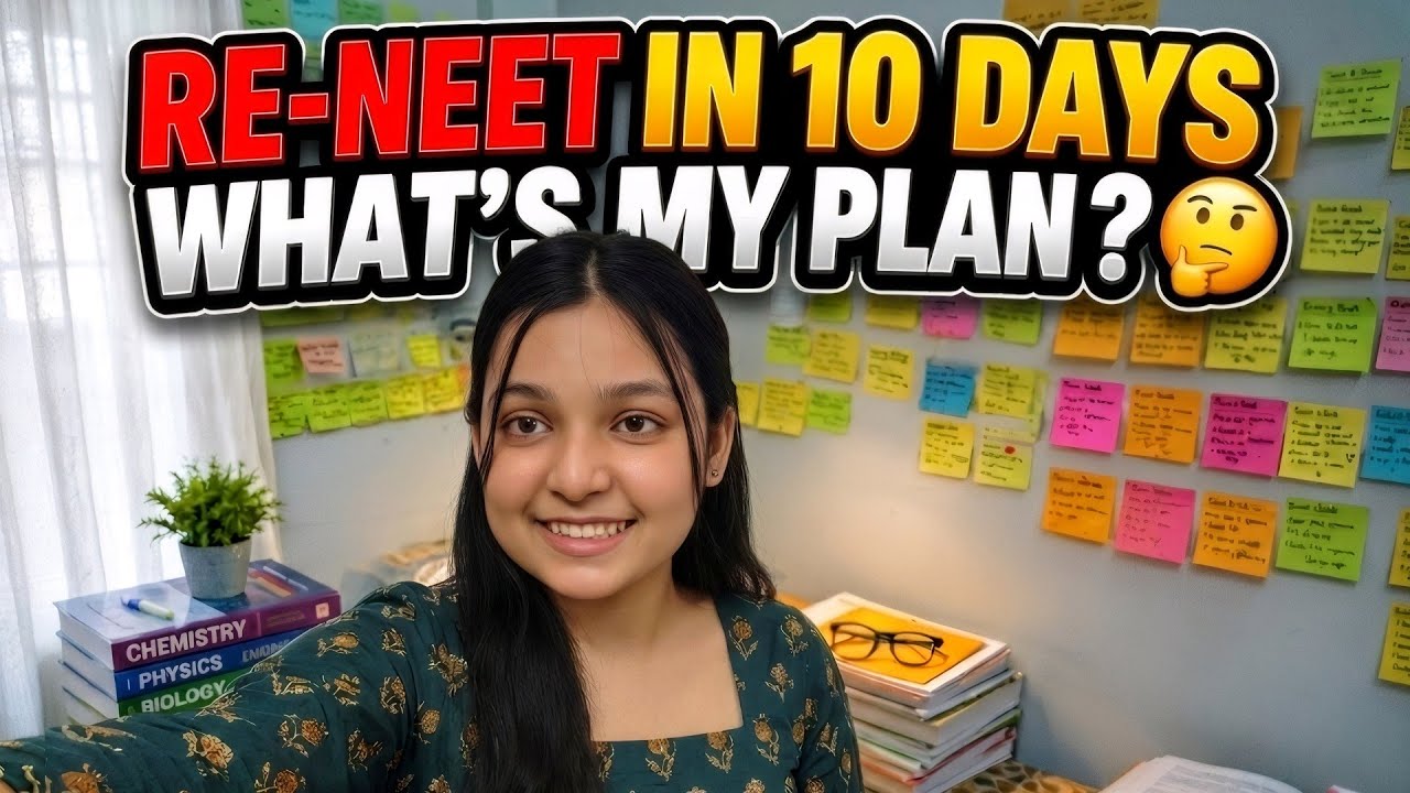 RE-NEET in 10 Days 😨 | What's My Plan ? 📚 | Smile With Shaina 