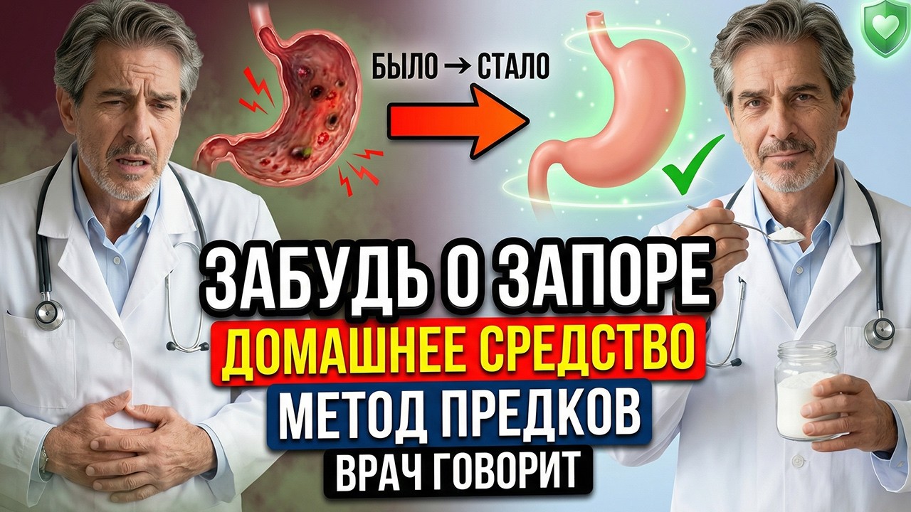 ЗАБУДЬТЕ О ЗАПОРЕ! После этого домашнего средства выйдет 2 кг кала
