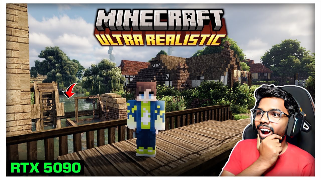 Realistic Minecraft on RTX 5090 🔥 | Ultra Graphics Gameplay | Maddy Telugu Gamer