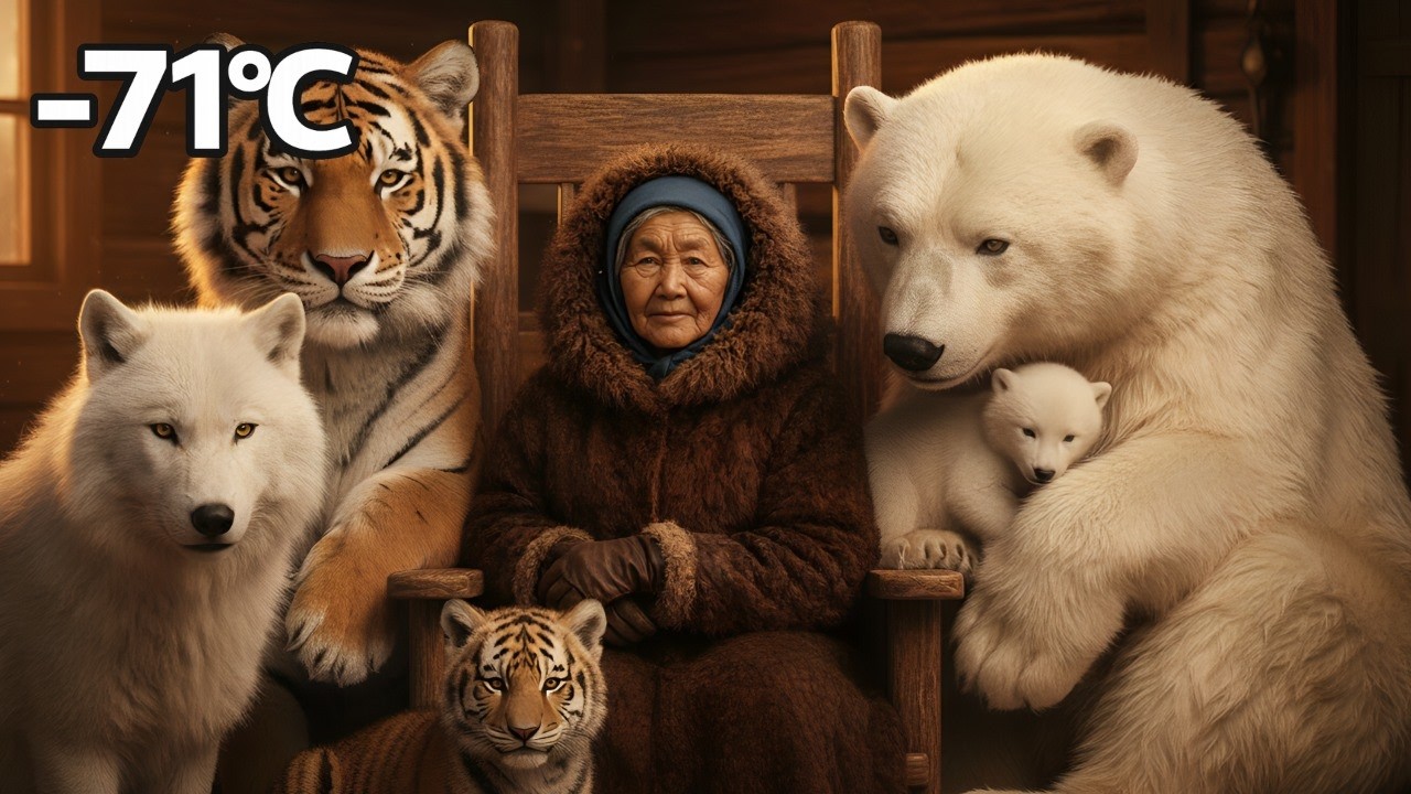 ❄️Surviving -71°C Yakutia: Life at -71°C: 85-Year-Old Grandma Saves a Polar Bear in Frozen Siberia