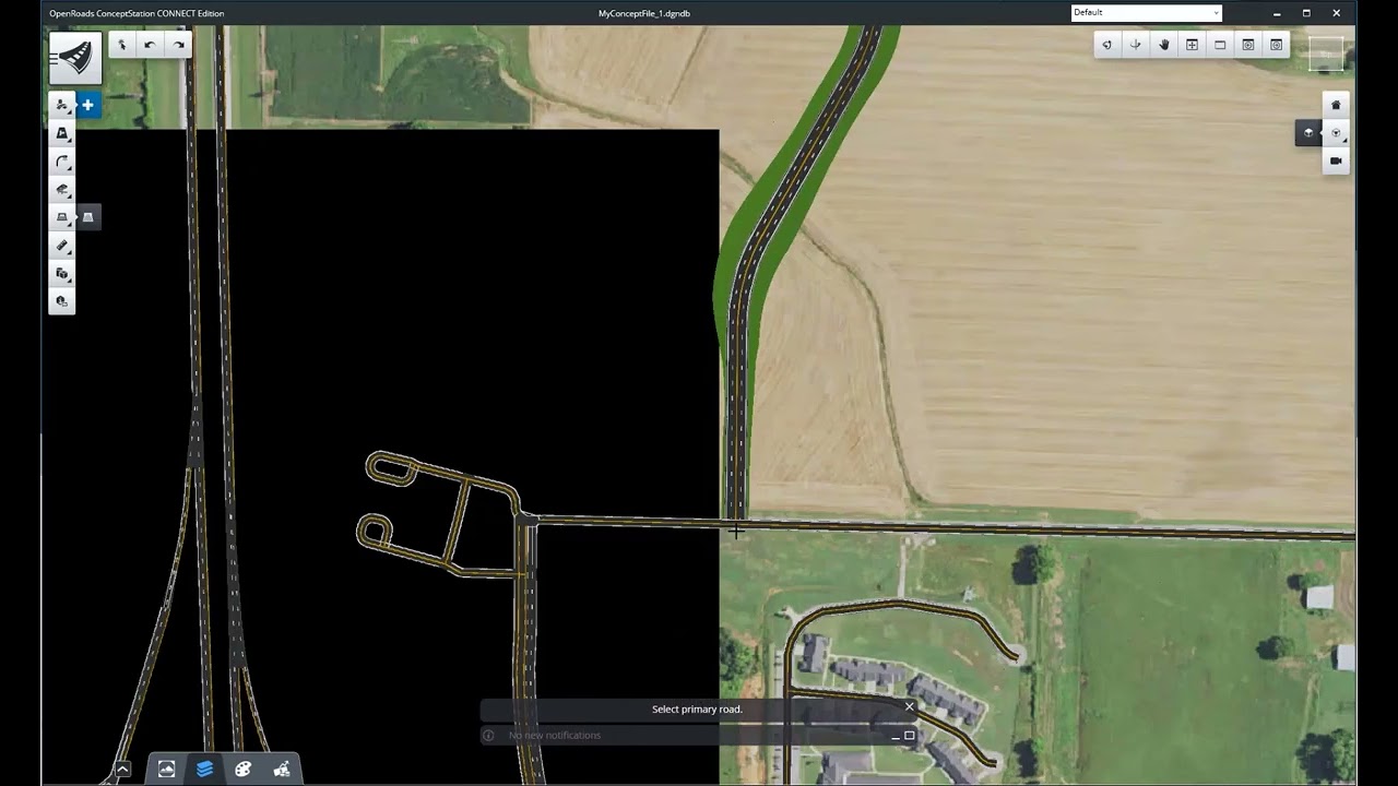 OpenRoads ConceptStation Convert Open Street Maps to  Roads