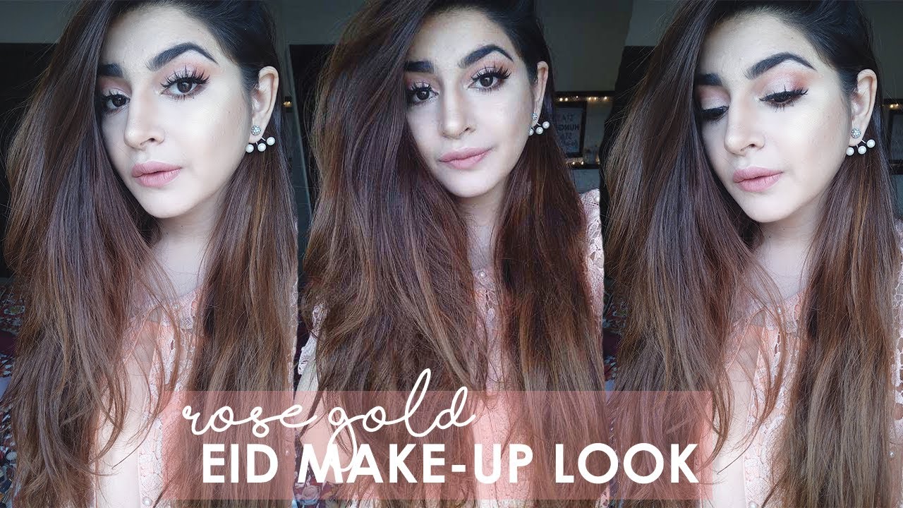 GRWM FOR EID | Rose Gold Glowy EID Make-up Tutorial | Glossips.