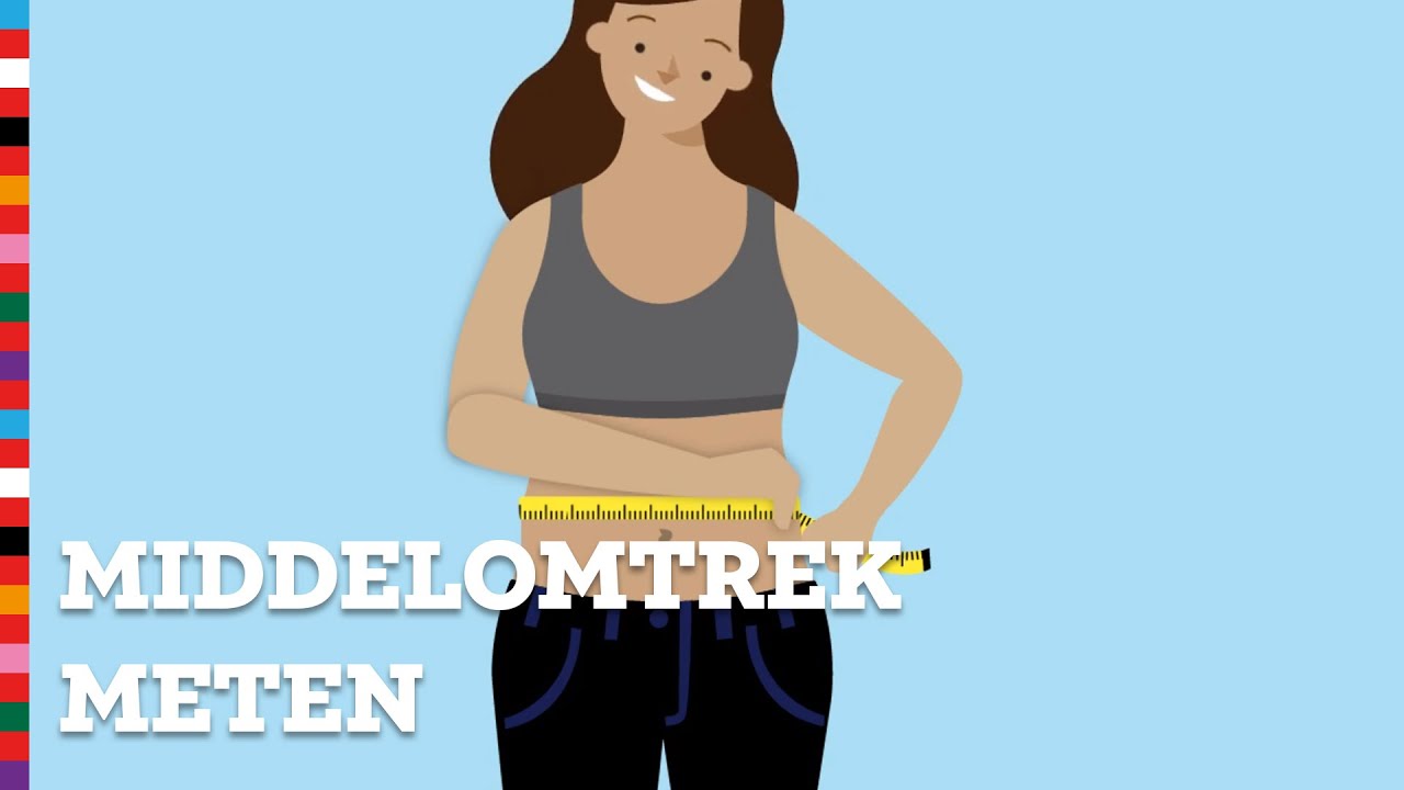 Middelomtrek meten doe je zo #gezondgewicht