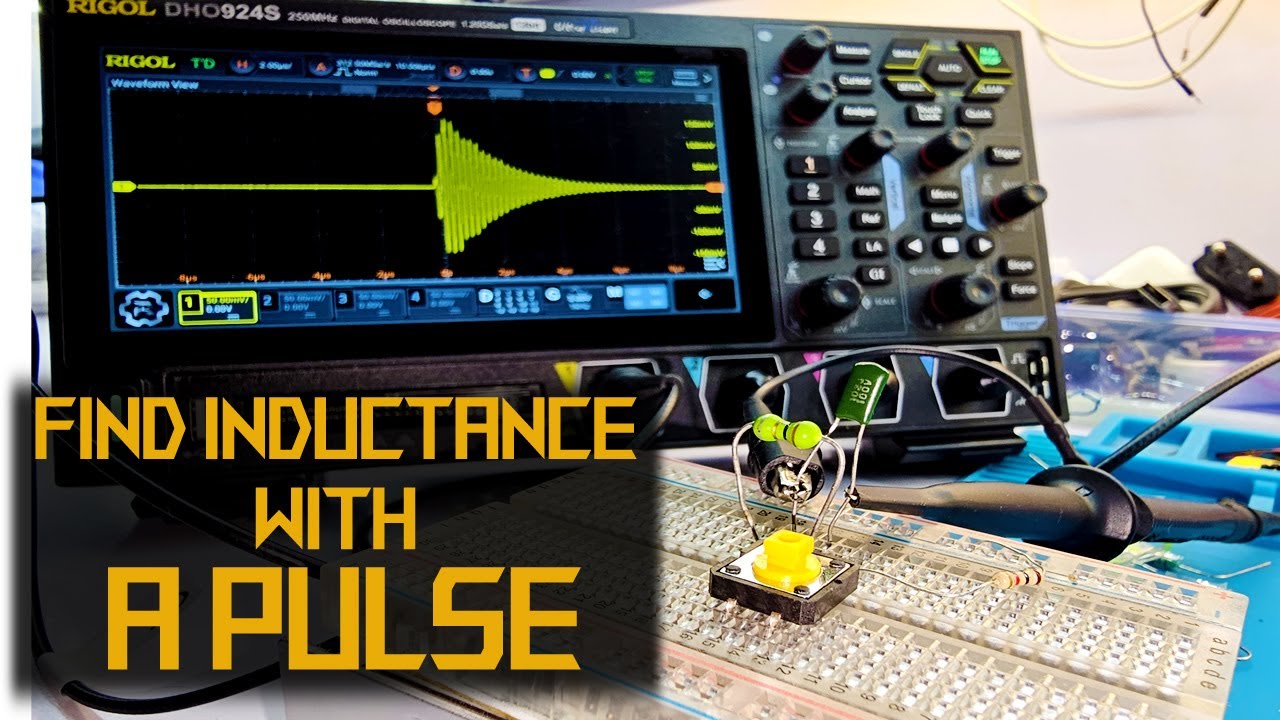 Know your inductor with only a pulse | Inductance meter with Oscilloscope |  LC Tank Resonance Wave