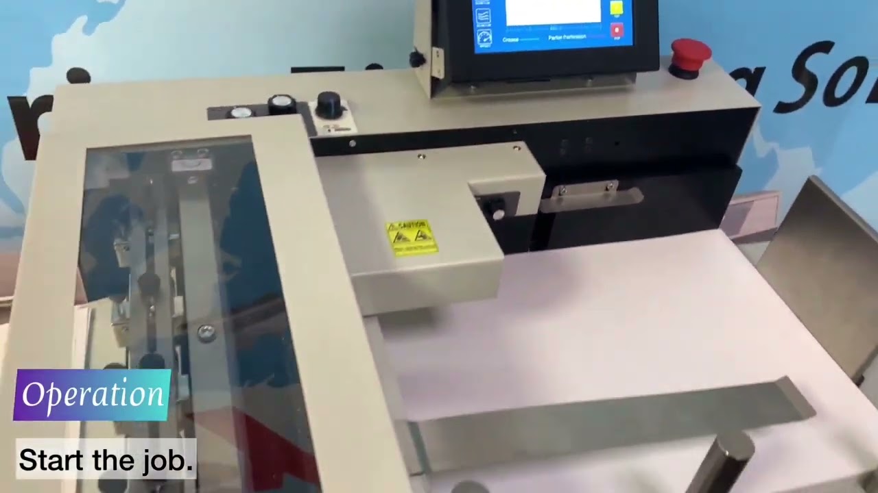Sysform Paper Creasing and Perforating Machine Air Suction Feed CP340B / CP370B / CP345B / CP375B