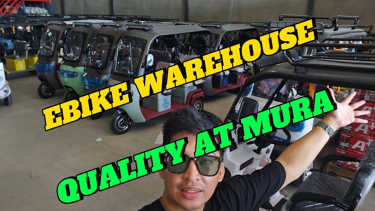 EBIKE WAREHOUSE NG 3 AT 4 WHEELS NAKA SOLAR SET UP#ebikes