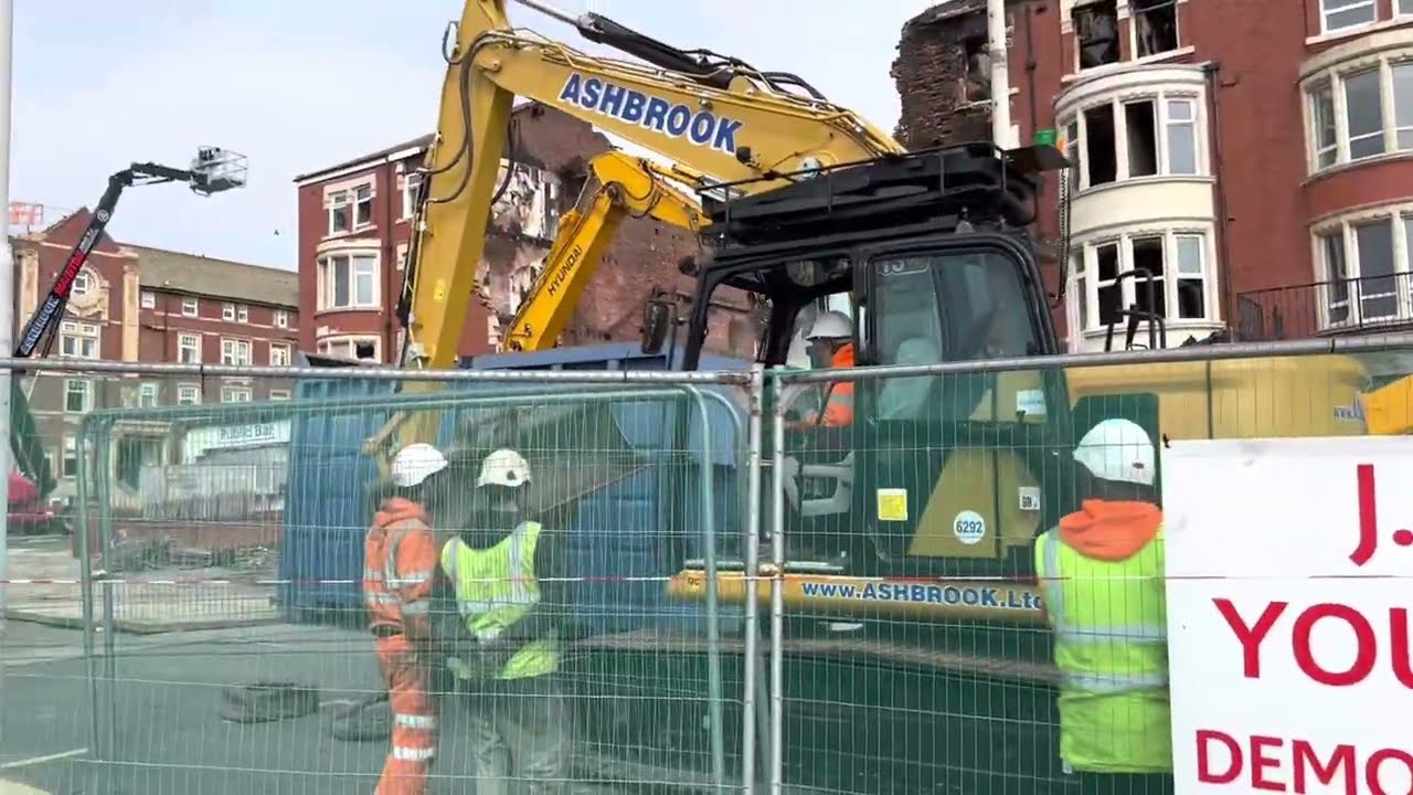 Owners TRUTH | Blackpool Hotel Fire Demolition Continues