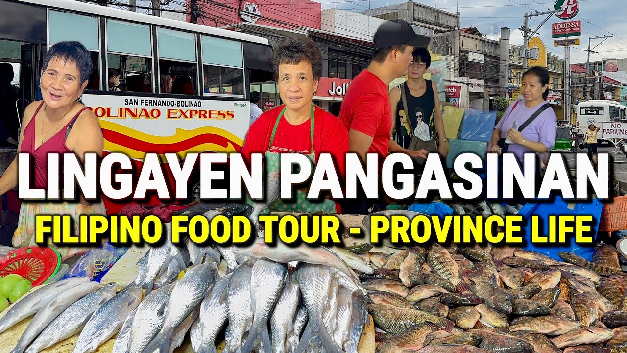 Philippines LINGAYEN PANGASINAN Food Market & Beach/Baywalk Tour 2026 | Filipino Province Life