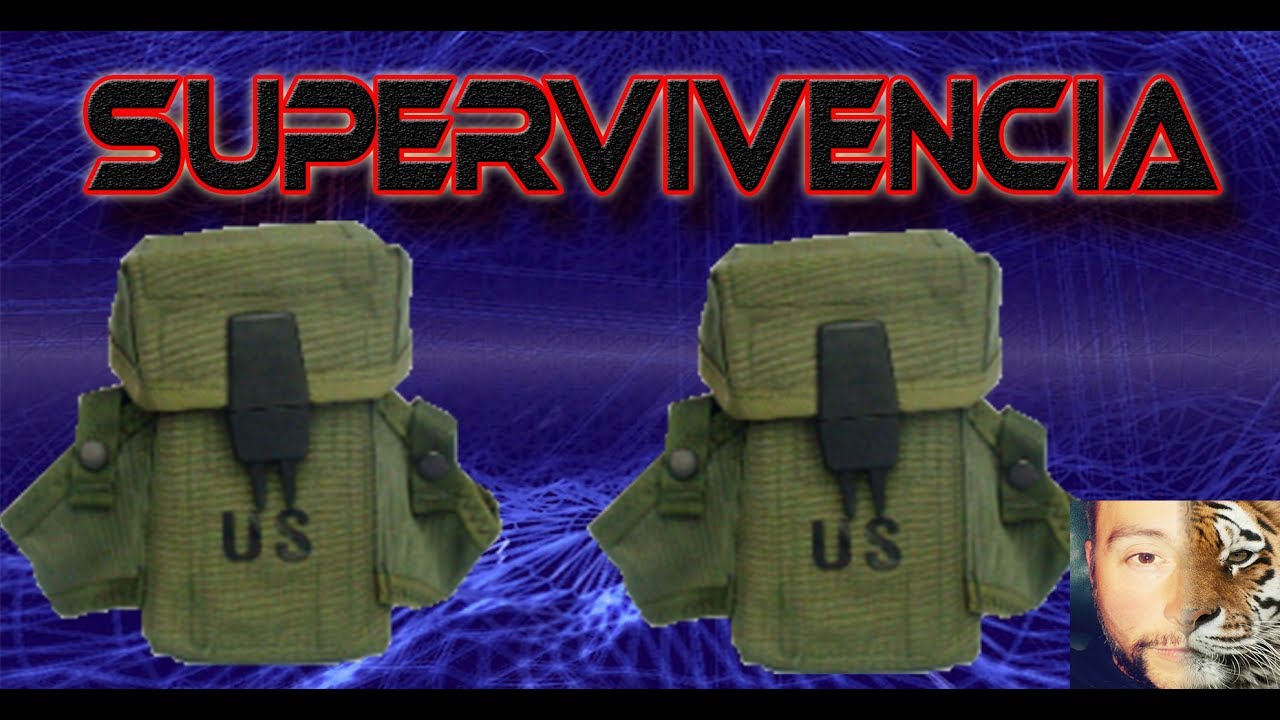 CARTUCHERAS DE SUPERVIVENCIA / MATERIAL de supervivencia Bushcraft