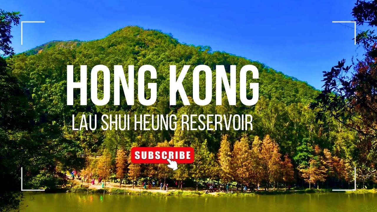 Beautiful Nature! Hong Kong’s “sky mirror”  (with red leaves) 🍂 Lau Shui Heung Reservoir