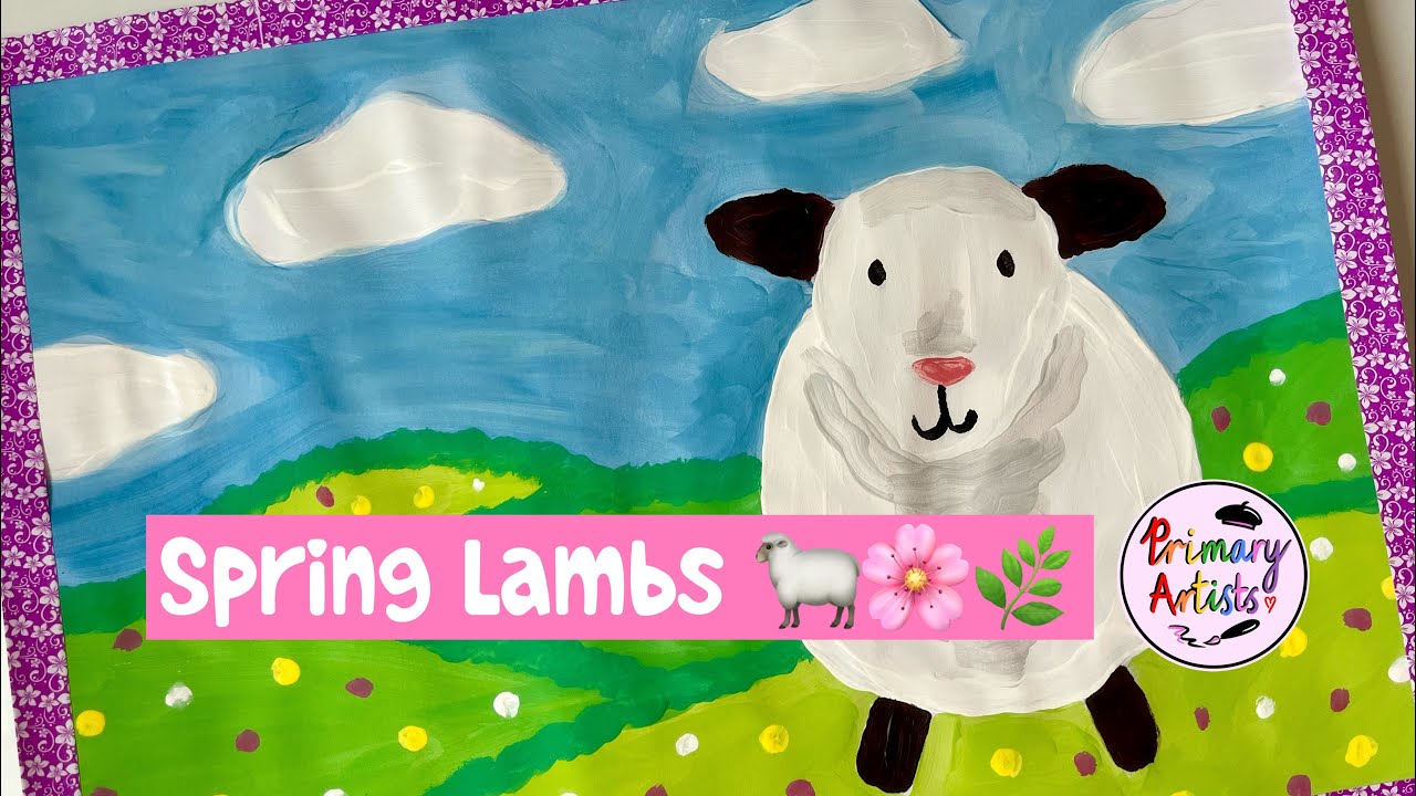 Весенний ягненок 🐑🌸🌿