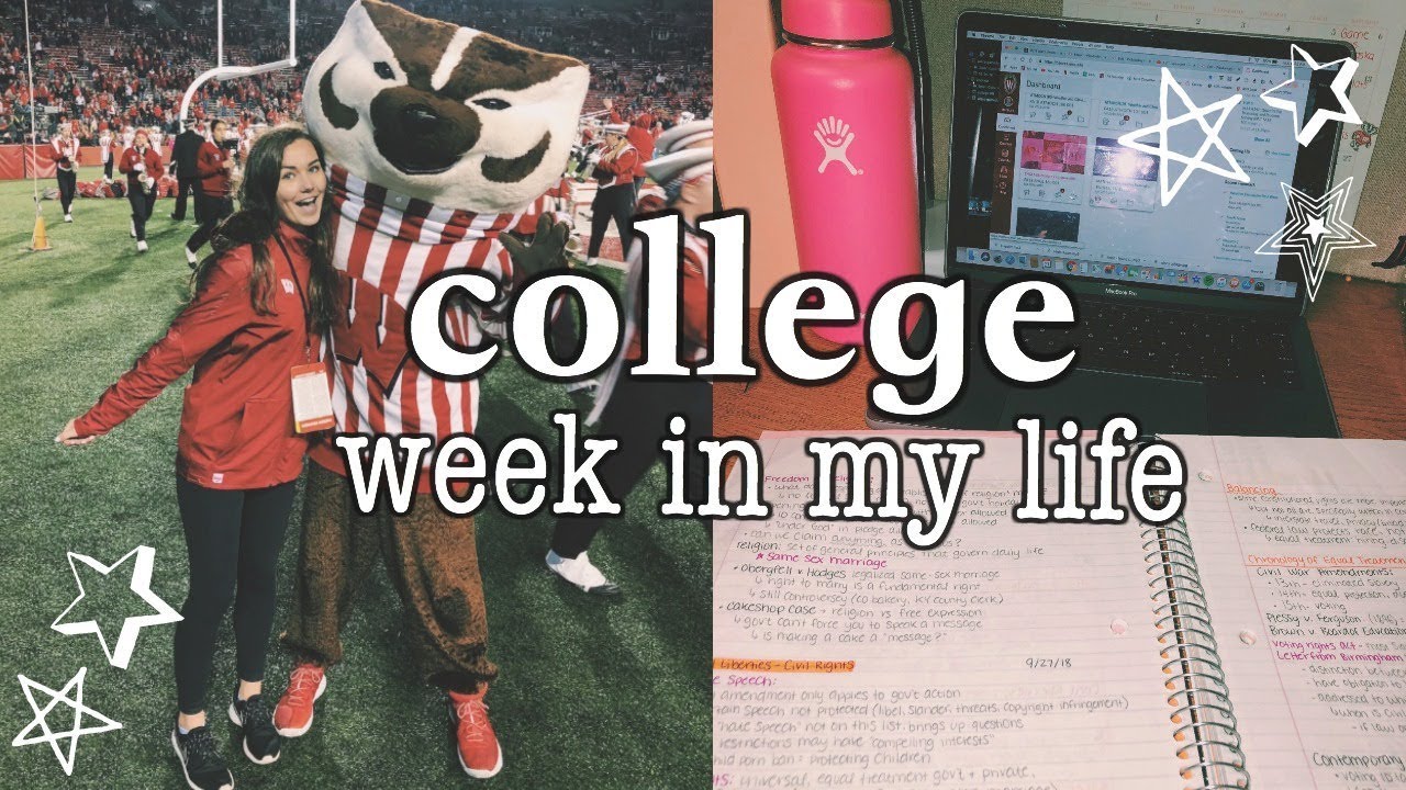 college week in my life // university of wisconsin