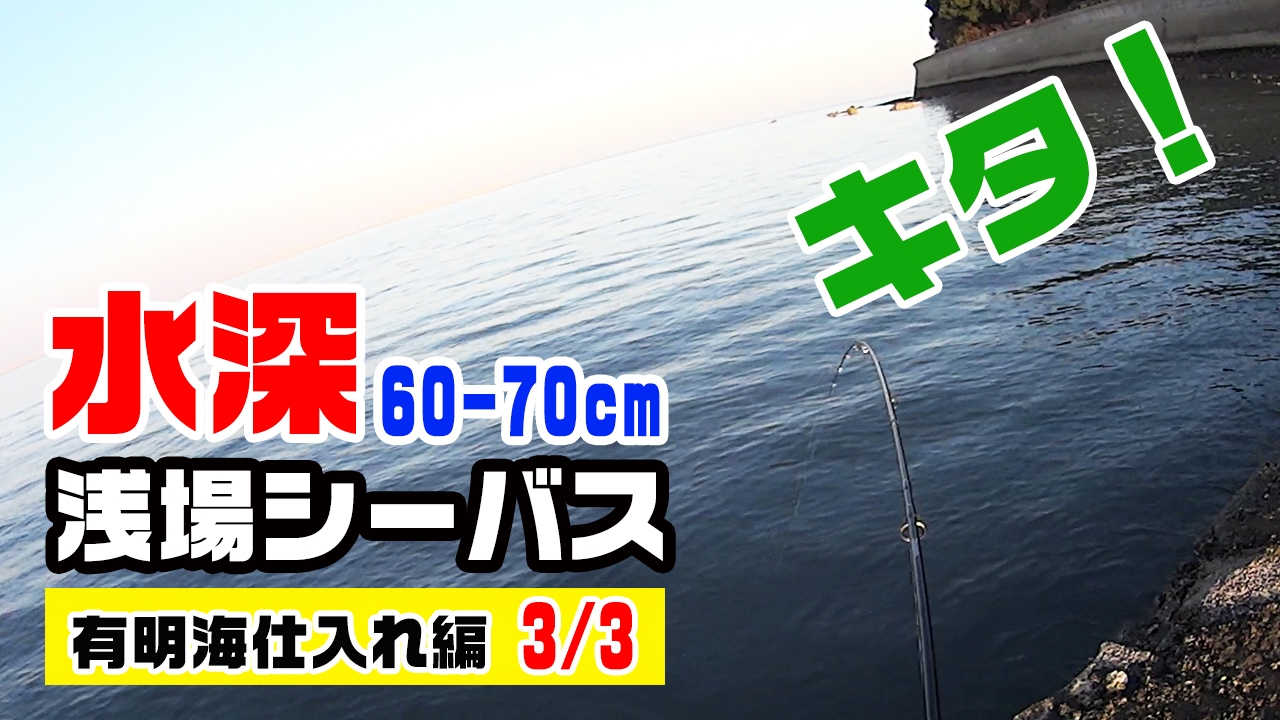 有明海のシャコパターン？シーバス狙い！
