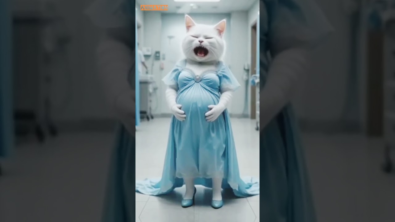 Pregnancy Cattin Animation #cat #animation #vairalvideo #youtubeshorts