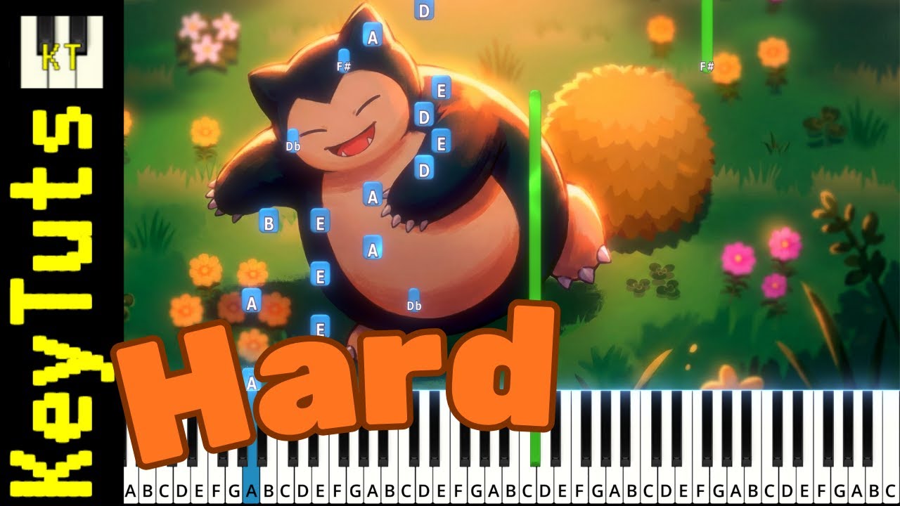 Greengrass Isle [Pokemon Sleep] - Hard Mode [Piano Tutorial] (Synthesia)