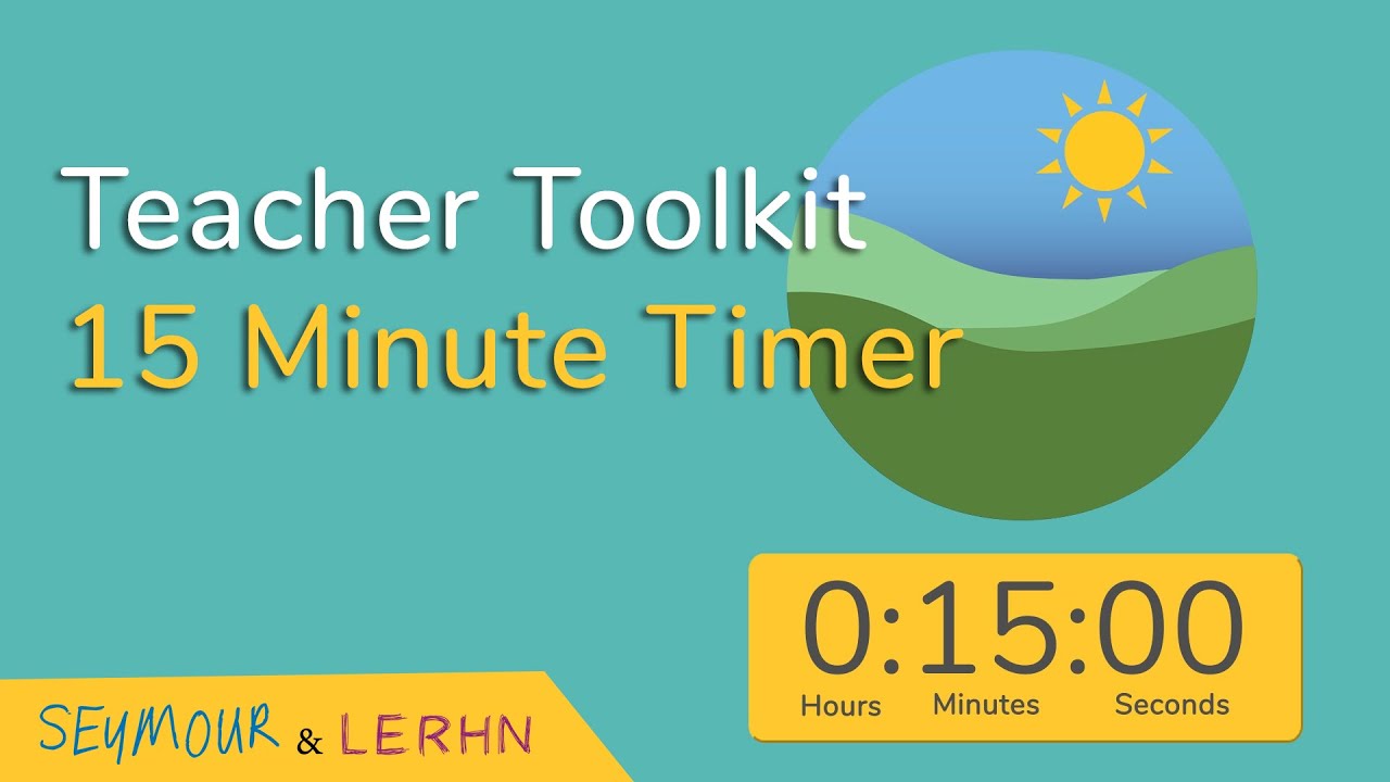 15 Minute Timer for Teachers and Parents!